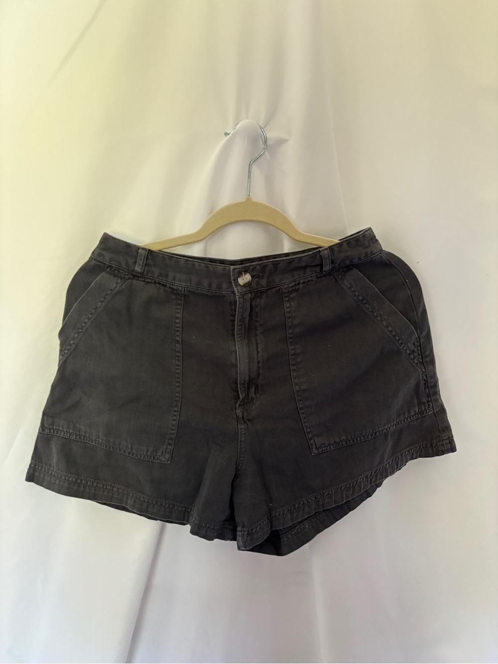 Universal Thread Black High-Rise Utility Bermuda Shorts